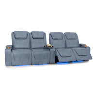Pantheon Italian Leather Big & Tall Home Theater Seating