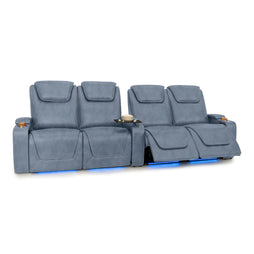 Pantheon Italian Leather Big & Tall Home Theater Seating