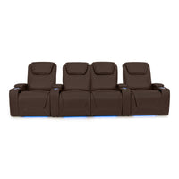 Pantheon Italian Leather Big & Tall Home Theater Seating