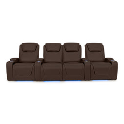 Pantheon Italian Leather Big & Tall Home Theater Seating