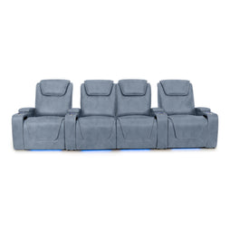 Pantheon Italian Leather Big & Tall Home Theater Seating