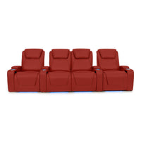 Pantheon Italian Leather Big & Tall Home Theater Seating