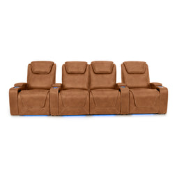 Pantheon Italian Leather Big & Tall Home Theater Seating