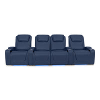 Pantheon Italian Leather Big & Tall Home Theater Seating