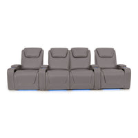 Pantheon Italian Leather Big & Tall Home Theater Seating