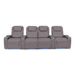 Pantheon Italian Leather Big & Tall Home Theater Seating