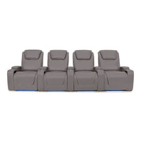 Pantheon Italian Leather Big & Tall Home Theater Seating