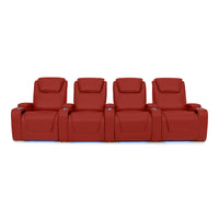 Pantheon Italian Leather Big & Tall Home Theater Seating