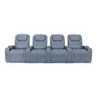 Pantheon Italian Leather Big & Tall Home Theater Seating