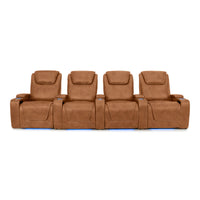 Pantheon Italian Leather Big & Tall Home Theater Seating