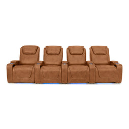 Pantheon Italian Leather Big & Tall Home Theater Seating