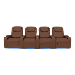 Pantheon Italian Leather Big & Tall Home Theater Seating