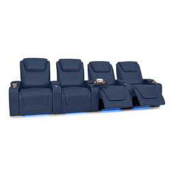 Pantheon Italian Leather Big & Tall Home Theater Seating