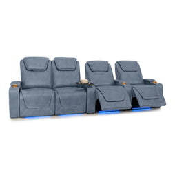 Pantheon Italian Leather Big & Tall Home Theater Seating