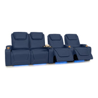 Pantheon Italian Leather Big & Tall Home Theater Seating
