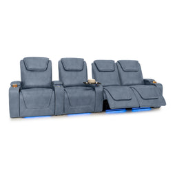 Pantheon Italian Leather Big & Tall Home Theater Seating
