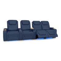 Pantheon Italian Leather Big & Tall Home Theater Seating
