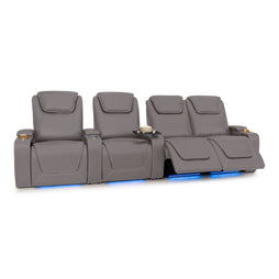 Pantheon Italian Leather Big & Tall Home Theater Seating
