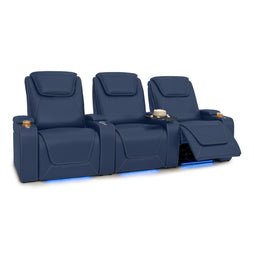 Pantheon Italian Leather Big & Tall Home Theater Seating