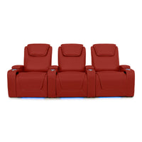 Pantheon Italian Leather Big & Tall Home Theater Seating