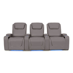 Pantheon Italian Leather Big & Tall Home Theater Seating
