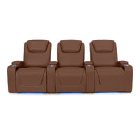 Pantheon Italian Leather Big & Tall Home Theater Seating