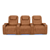 Pantheon Italian Leather Big & Tall Home Theater Seating