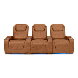 Pantheon Italian Leather Big & Tall Home Theater Seating