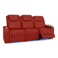 Pantheon Italian Leather Big & Tall Home Theater Seating