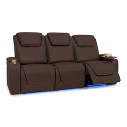 Pantheon Italian Leather Big & Tall Home Theater Seating