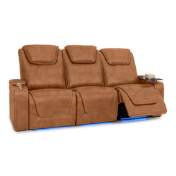 Pantheon Italian Leather Big & Tall Home Theater Seating