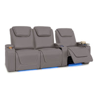 Pantheon Italian Leather Big & Tall Home Theater Seating