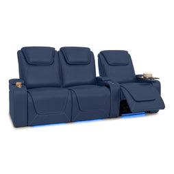 Pantheon Italian Leather Big & Tall Home Theater Seating