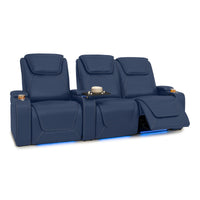 Pantheon Italian Leather Big & Tall Home Theater Seating