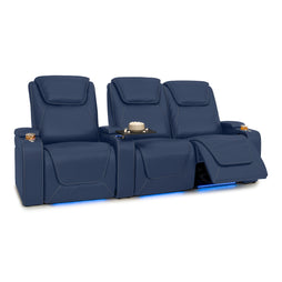 Pantheon Italian Leather Big & Tall Home Theater Seating