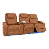 Pantheon Italian Leather Big & Tall Home Theater Seating