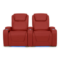 Pantheon Italian Leather Big & Tall Home Theater Seating