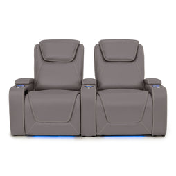 Pantheon Italian Leather Big & Tall Home Theater Seating