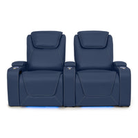 Pantheon Italian Leather Big & Tall Home Theater Seating