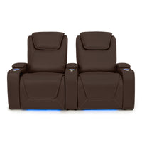 Pantheon Italian Leather Big & Tall Home Theater Seating