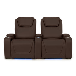 Pantheon Italian Leather Big & Tall Home Theater Seating