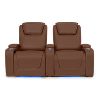 Pantheon Italian Leather Big & Tall Home Theater Seating
