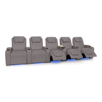 Paladin Italian Leather Heat & Massage Home Theater Seating