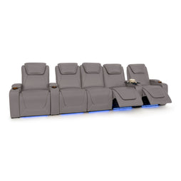 Paladin Italian Leather Heat & Massage Home Theater Seating