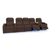 Paladin Italian Leather Heat & Massage Home Theater Seating