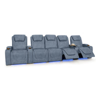 Paladin Italian Leather Heat & Massage Home Theater Seating