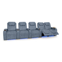 Paladin Italian Leather Heat & Massage Home Theater Seating