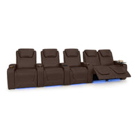 Paladin Italian Leather Heat & Massage Home Theater Seating