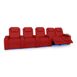 Paladin Italian Leather Heat & Massage Home Theater Seating