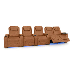 Paladin Italian Leather Heat & Massage Home Theater Seating